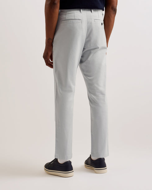 HAYBRN-Trousers-Regular Fit Textured Chino Tr- Ted Baker Romania
